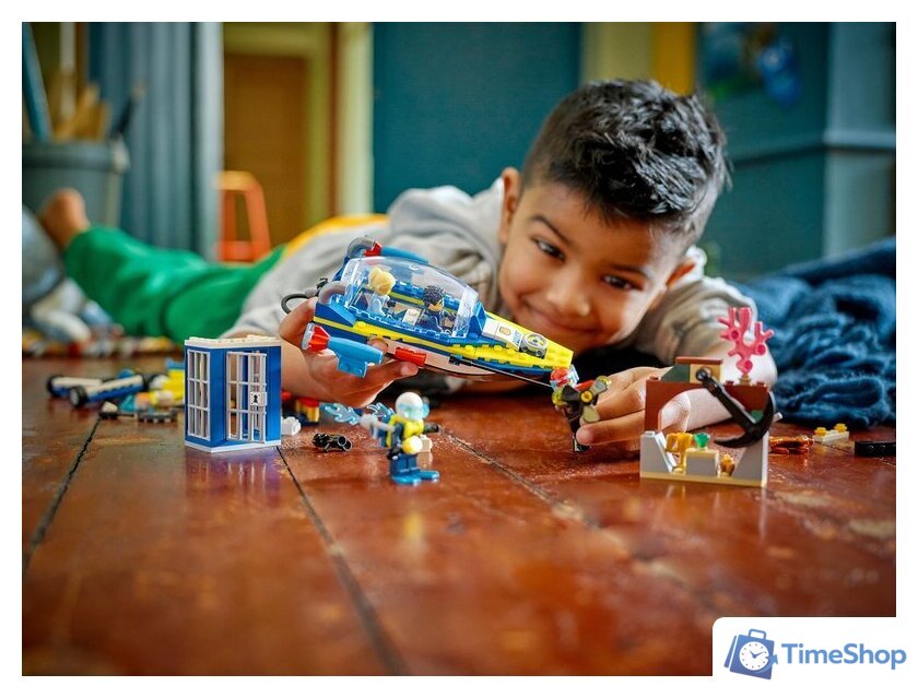 Конструктор LEGO City 60355 Детективные миссии водной полиции - Изображение №3 — Интернет-магазин Time-Shop