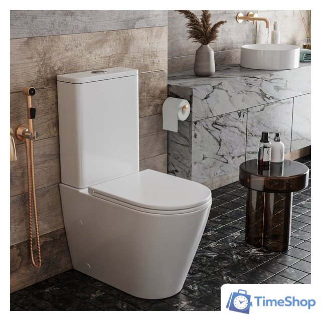 Унитаз напольный Roxen Wailet Tornado Rimless Soft Close 600175-01 - Изображение №1 — Интернет-магазин Time-Shop