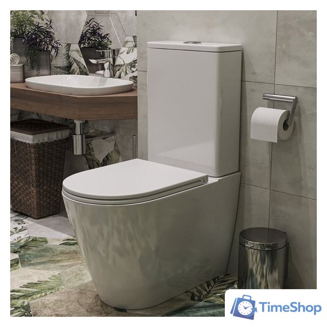 Унитаз напольный Roxen Wailet Tornado Rimless Soft Close 600175-01 - Изображение №3 — Интернет-магазин Time-Shop