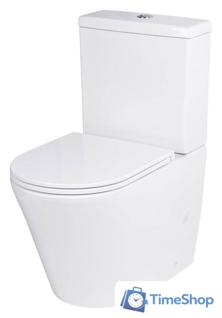 Унитаз напольный Roxen Wailet Tornado Rimless Soft Close 600175-01 - Изображение №4 — Интернет-магазин Time-Shop