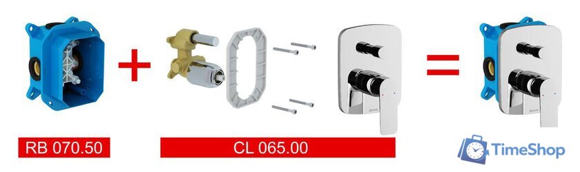 Смеситель без скрытого механизма Ravak Classic-CL 065.00 [X070088] - Изображение №3 — Интернет-магазин Time-Shop