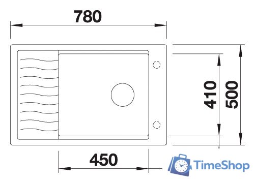 Кухонная мойка Blanco Elon XL 6 S 524848 (белый) - Изображение №2 — Интернет-магазин Time-Shop