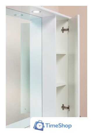  Onika Шкаф с зеркалом Эльбрус 80.02 правый (белый) [208022] - Изображение №2 — Интернет-магазин Time-Shop