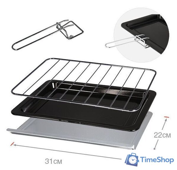 Мини-печь Oursson MO1801/BL - Изображение №4 — Интернет-магазин Time-Shop