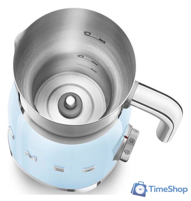 Автоматический вспениватель молока Smeg MFF01PBEU - Изображение №6 — Интернет-магазин Time-Shop