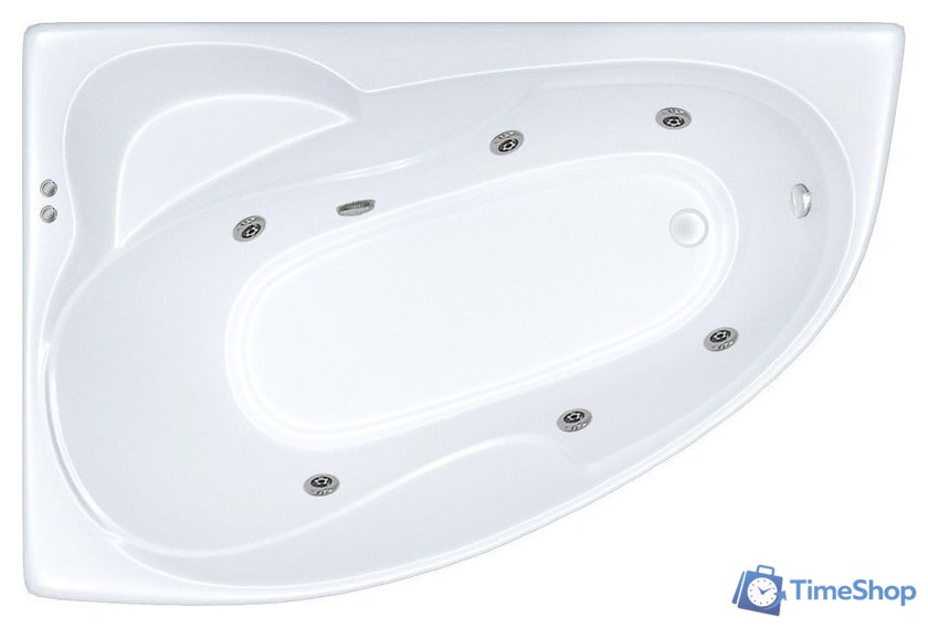 Ванна Triton Николь 160x100 R Базовая Flat (с гидромассажем) - Изображение №1 — Интернет-магазин Time-Shop