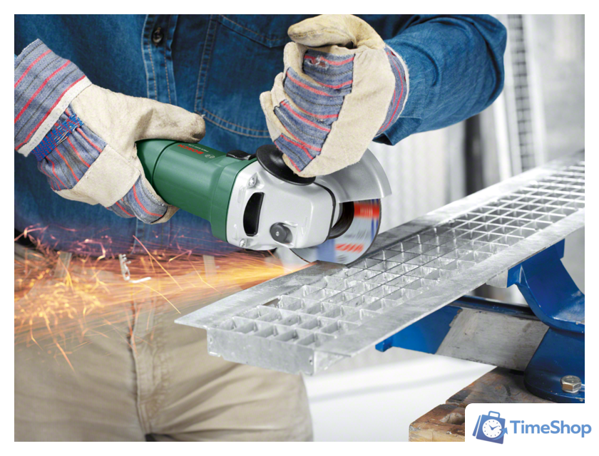 Угловая шлифмашина Bosch PWS 650-125 06034110R0 - Изображение №2 — Интернет-магазин Time-Shop