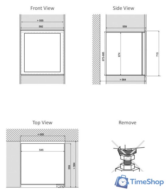Винный шкаф Dunavox DAVG-32.80DOP.TO - Изображение №3 — Интернет-магазин Time-Shop