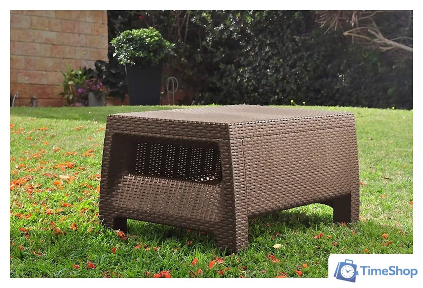 Стол Keter Corfu Table 241722 (капучино) - Изображение №2 — Интернет-магазин Time-Shop