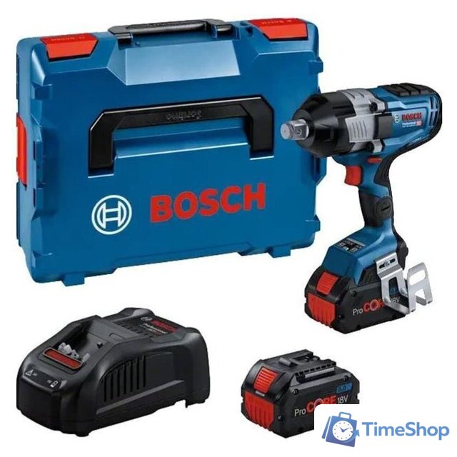 Гайковерт Bosch GDS 18V-1600 HC Professional 06019M1002 (с 2-мя АКБ, кейс) - Изображение №1 — Интернет-магазин Time-Shop