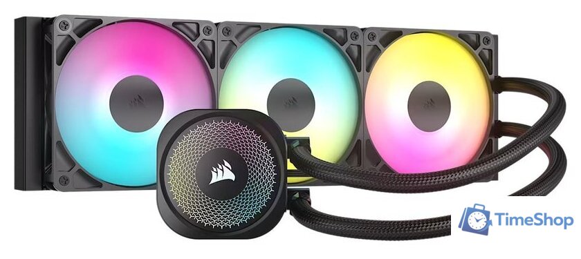 Система жидкостного охлаждения для процессора Corsair Nautilus 360 RS ARGB CW-9060093-WW - Изображение №1 — Интернет-магазин Time-Shop