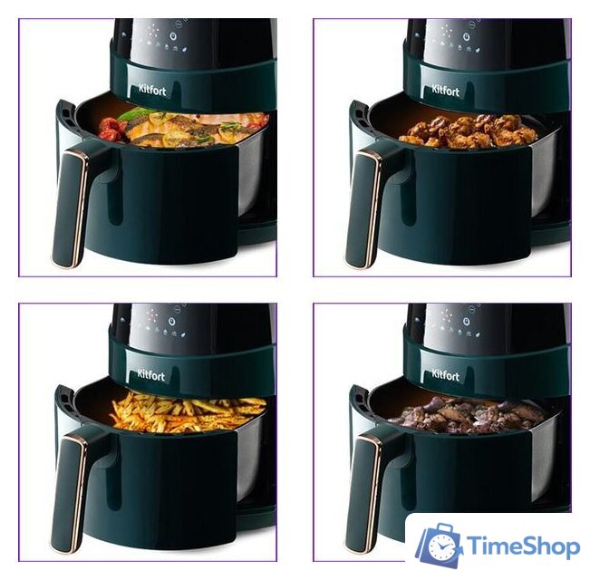 Аэрогриль (аэрофритюрница) Kitfort KT-2222 - Изображение №5 — Интернет-магазин Time-Shop