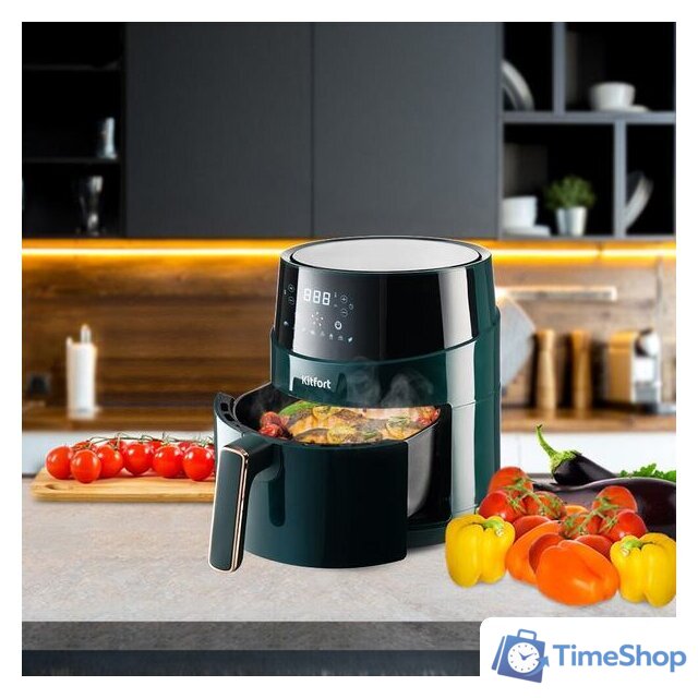 Аэрогриль (аэрофритюрница) Kitfort KT-2222 - Изображение №7 — Интернет-магазин Time-Shop