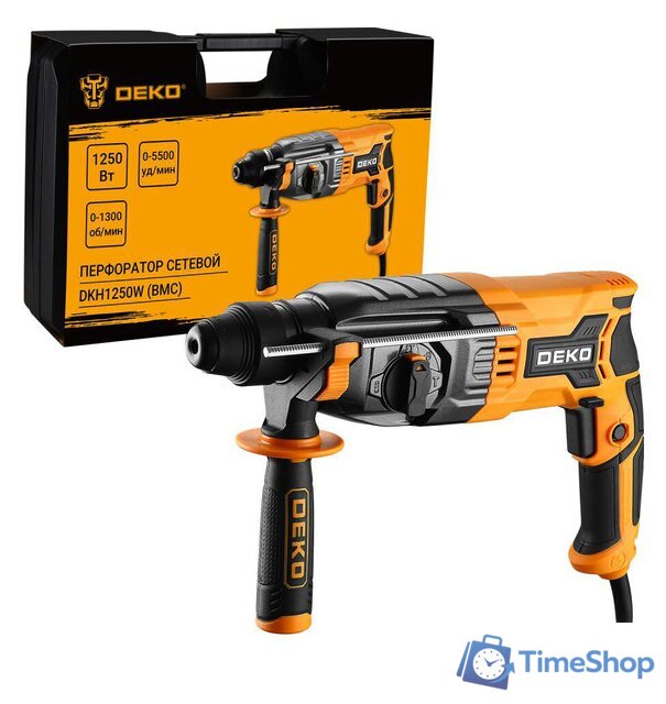 Перфоратор Deko DKH1250W (кейс) - Изображение №1 — Интернет-магазин Time-Shop