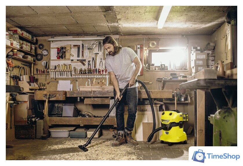 Пылесос Karcher WD 4-18 Dual 1.628-600.0 (без АКБ) - Изображение №10 — Интернет-магазин Time-Shop