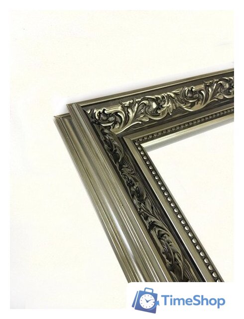 Зеркало Декарт Настенное в раме 8Л1827 (сересбристый хром) - Изображение №2 — Интернет-магазин Time-Shop