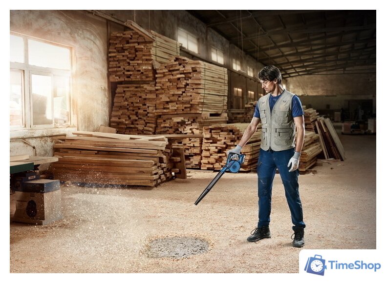 Ручная воздуходувка Bosch GBL 18V-120 Professional [06019F5100] - Изображение №2 — Интернет-магазин Time-Shop