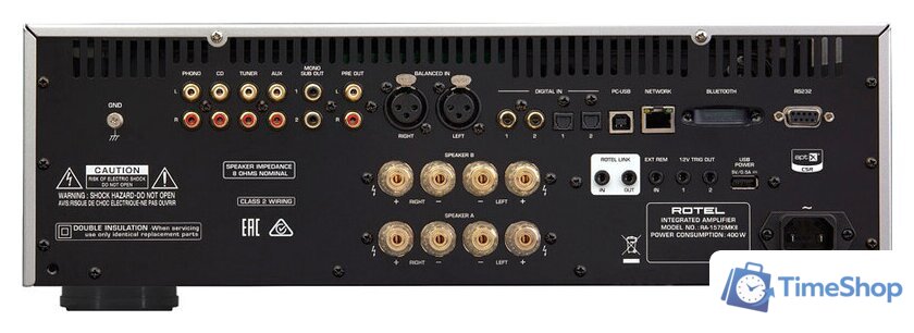 Интегральный усилитель Rotel RA-1572 MKII (черный) - Изображение №2 — Интернет-магазин Time-Shop