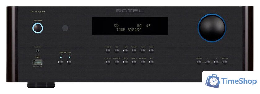 Интегральный усилитель Rotel RA-1572 MKII (черный) - Изображение №1 — Интернет-магазин Time-Shop