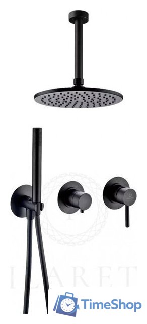 Душевая система  Filarete Roun FL1032 (черный матовый) - Изображение №1 — Интернет-магазин Time-Shop