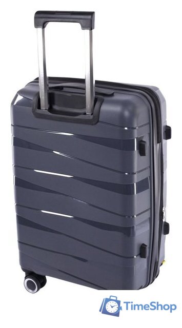 Чемодан-спиннер Pride РР-201 (M, серый) - Изображение №3 — Интернет-магазин Time-Shop