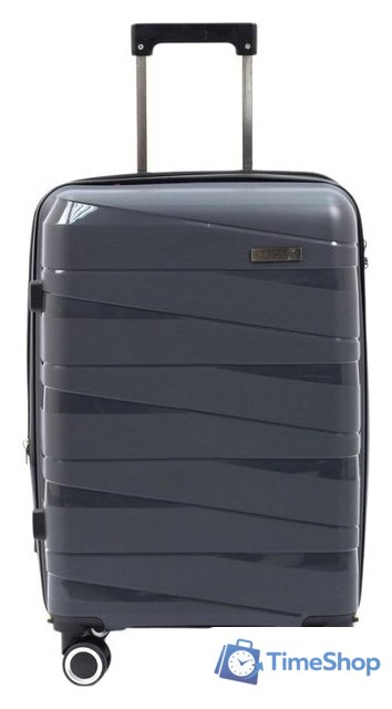 Чемодан-спиннер Pride РР-201 (M, серый) - Изображение №1 — Интернет-магазин Time-Shop