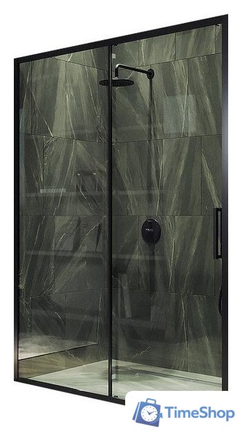 Душевая дверь MaybahGlass 195x120 MGD-1276-6 (бесцветный/черный) - Изображение №1 — Интернет-магазин Time-Shop
