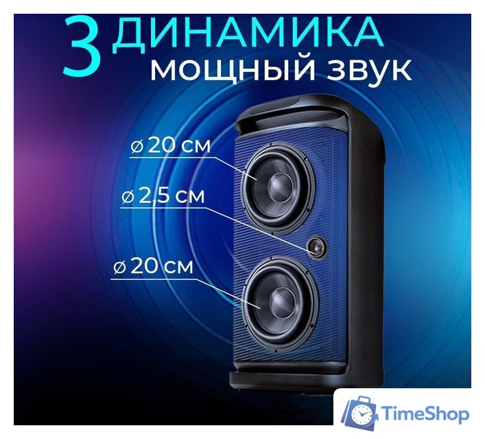 Беспроводная колонка Ginzzu GM-118 - Изображение №9 — Интернет-магазин Time-Shop