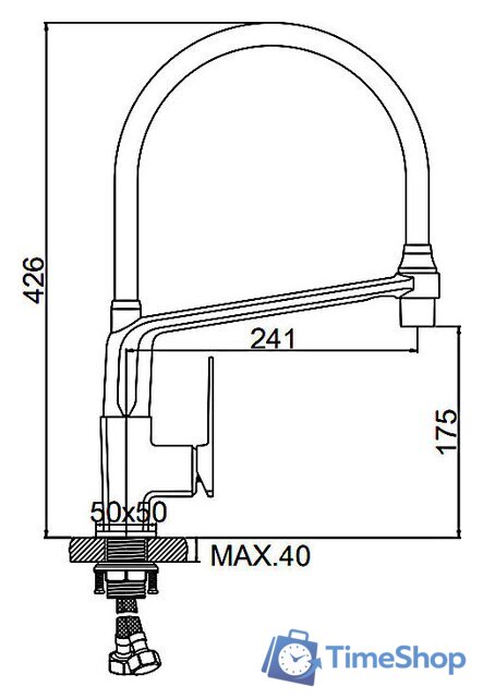 Смеситель Ledeme L4078-2 - Изображение №2 — Интернет-магазин Time-Shop