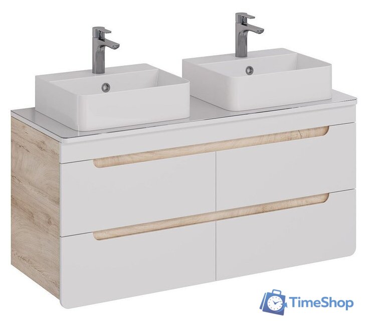  Lemark Тумба под умывальник Olivia 120 LM08OL125T (дуб кантри) - Изображение №2 — Интернет-магазин Time-Shop