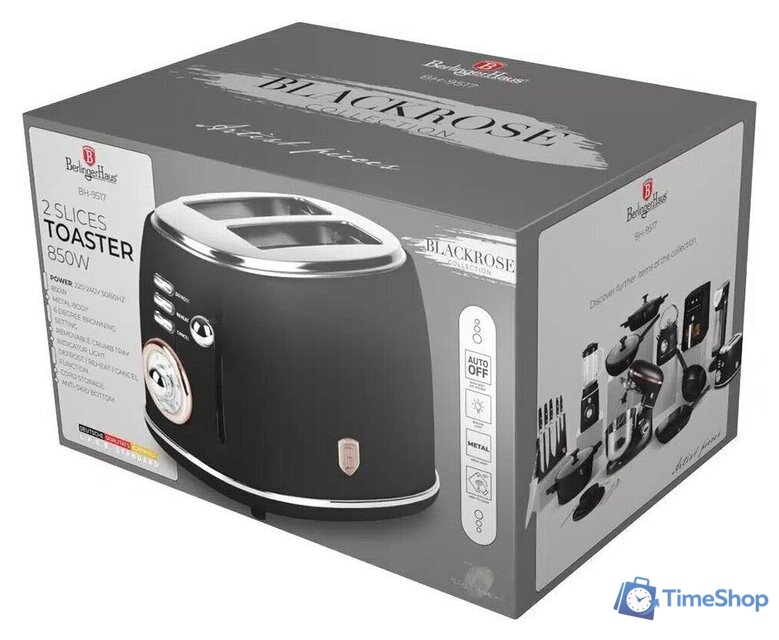 Тостер Berlinger Haus BH-9517 - Изображение №4 — Интернет-магазин Time-Shop