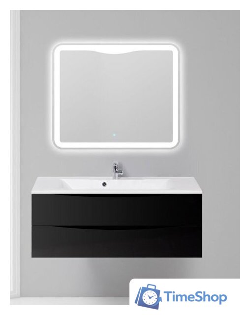  BelBagno Тумба под умывальник Marino-1200-2C-SO-NL-P (nero laccato lucid) - Изображение №2 — Интернет-магазин Time-Shop