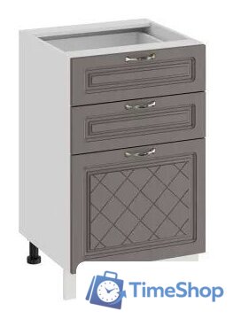 Шкаф напольный Трия Бьянка 1Н5Я3 (дуб серый) - Изображение №1 — Интернет-магазин Time-Shop