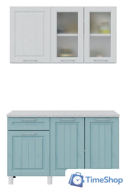 Готовая кухня Горизонт Trend 1300 (белый/арктик/мурено) - Изображение №1 — Интернет-магазин Time-Shop