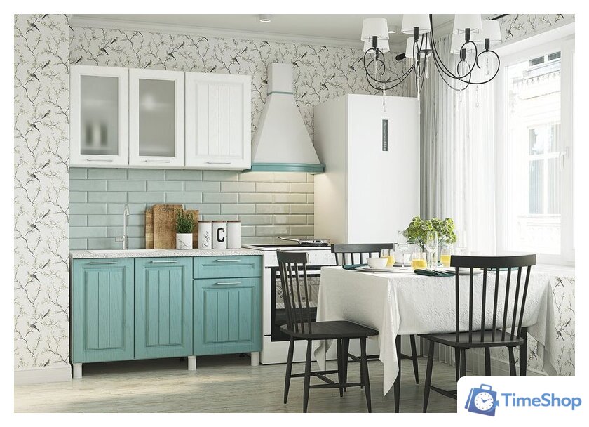 Готовая кухня Горизонт Trend 1300 (белый/арктик/мурено) - Изображение №2 — Интернет-магазин Time-Shop