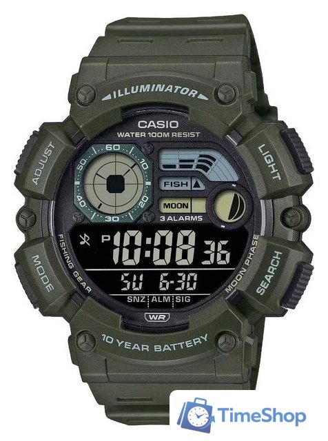 Наручные часы Casio WS-1500H-3B - Изображение №1 — Интернет-магазин Time-Shop