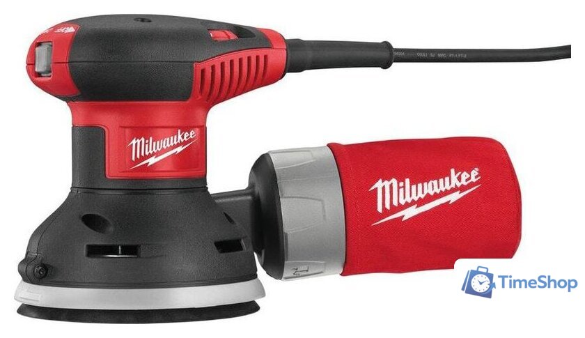 Эксцентриковая шлифмашина Milwaukee ROS 125 E 4933433180 - Изображение №2 — Интернет-магазин Time-Shop