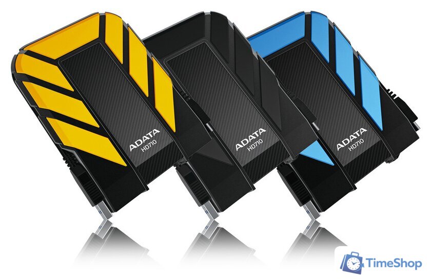Внешний накопитель ADATA DashDrive Durable HD710 1TB Blue (AHD710-1TU3-CBL) - Изображение №5 — Интернет-магазин Time-Shop