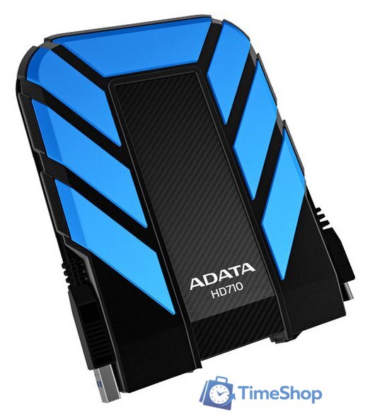 Внешний накопитель ADATA DashDrive Durable HD710 1TB Blue (AHD710-1TU3-CBL) - Изображение №1 — Интернет-магазин Time-Shop