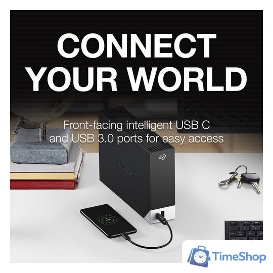 Внешний накопитель Seagate One Touch Desktop Hub STLC16000402 16TB - Изображение №3 — Интернет-магазин Time-Shop