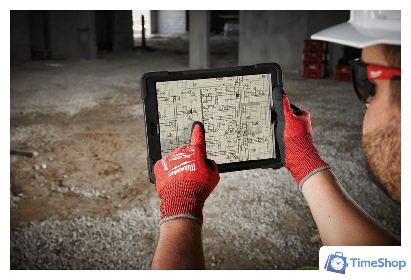 Перчатки хозяйственные Milwaukee Cut level 4/D 10/XL 4932479914 - Изображение №3 — Интернет-магазин Time-Shop