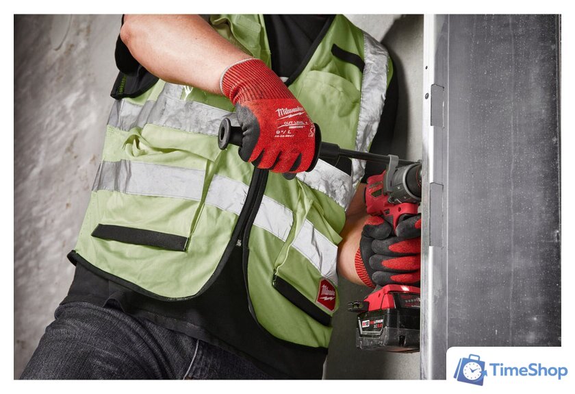 Перчатки хозяйственные Milwaukee Cut level 4/D 10/XL 4932479914 - Изображение №2 — Интернет-магазин Time-Shop