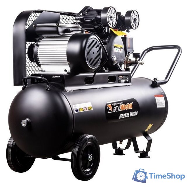 Компрессор FoxWeld Aeromax 390/100 7290 - Изображение №3 — Интернет-магазин Time-Shop
