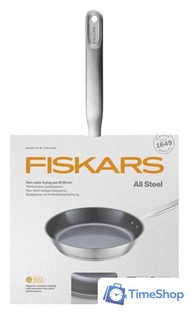 Сковорода Fiskars All Steel 1064744 - Изображение №4 — Интернет-магазин Time-Shop