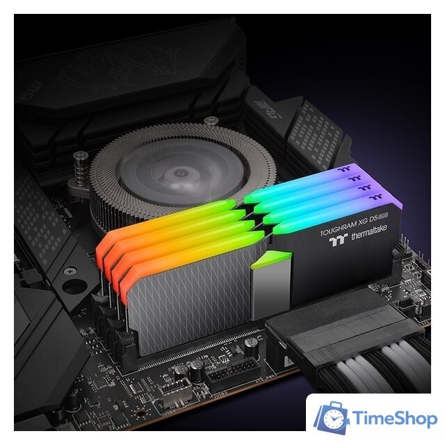 Оперативная память Thermaltake Toughram XG RGB D5 2x16ГБ DDR5 7200МГц RG33D516GX2-7200C36B - Изображение №5 — Интернет-магазин Time-Shop