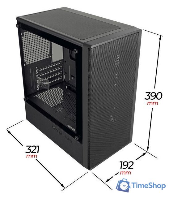 Корпус Ginzzu CL401 - Изображение №3 — Интернет-магазин Time-Shop