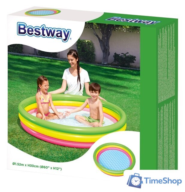 Надувной бассейн Bestway 51103 (152х30) - Изображение №2 — Интернет-магазин Time-Shop