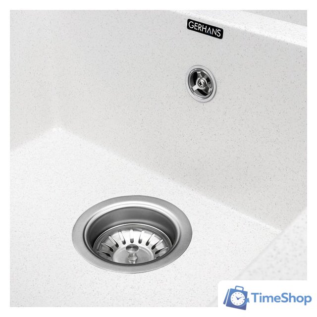 Кухонная мойка Gerhans C10 (белый) - Изображение №5 — Интернет-магазин Time-Shop