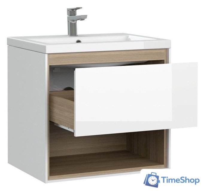  Cersanit Тумба с умывальником Louna 60 + Como 60 - Изображение №3 — Интернет-магазин Time-Shop