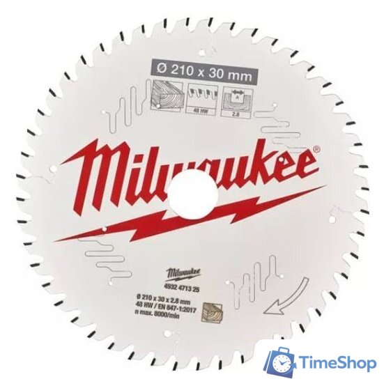 Пильный диск Milwaukee 4932471325 - Изображение №1 — Интернет-магазин Time-Shop